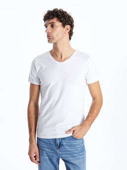 V Yaka K?sa Kollu Erkek Atlet