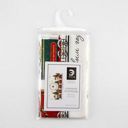 Полотенце Этель Новогодняя ярмарка 40х73 см, 100% хл, саржа 190 гр/м2  фото 12