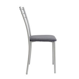 Стул для кухни «Хлоя», велюр, цвет графит