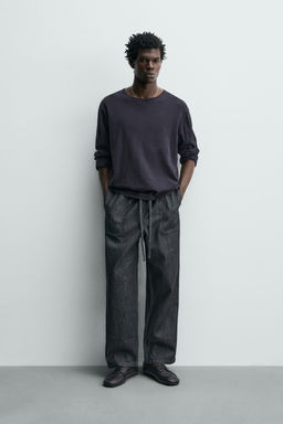JEANS JOGGER RELAXED FIT / Marino