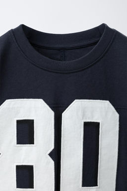 CAMISETA PARCHE N?MERO / Gris antracita - Zara фото 2