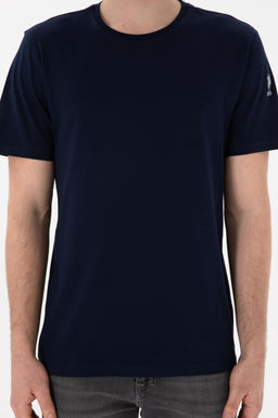 Erkek Regular Fit Bisiklet Yaka Lacivert Basic Ti__rt Sepette S_rpriz _ndirim - U.s. polo assn фото 7