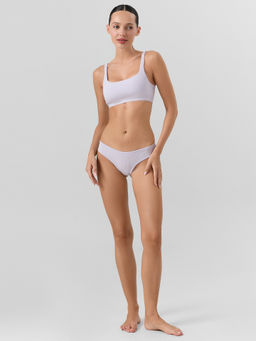 Цена за 2 штуки! Трусы бразилиана женские лиловые - Mark formelle фото 6