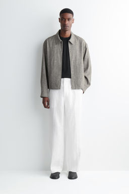 PANTAL?N DE LINO RELAXED FIT STRAIGHT LEG - H&m фото 5