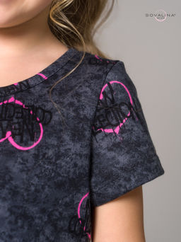 Платье Лето варенка графит сердце - Sovalina фото 4