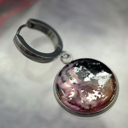 Серьги из муранского стекла RASPBERRY PUNCH LS3236 - Vloes фото 5