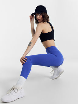 Брюки (легинсы) женские в ярко-синем цвете т.лаванда 342309