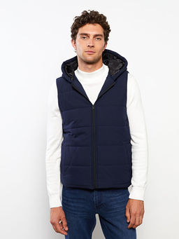 Standart Kal?p Kap??onlu Erkek Yelek