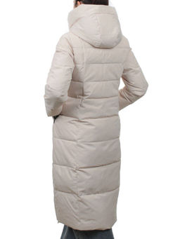 753 LT. BEIGE Пальто зимнее женское (170 гр. холлофайбер) - Фабричный китай фото 8