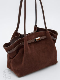 Сумка женская кожаная 990181NN coffee Natale Navetta