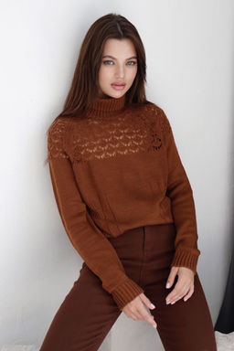 10073 Свитер с альпакой кофейный - Martichelli фото 30