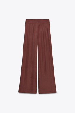 WIDE FLOWING TROUSERS - Zara фото 3