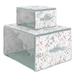 Набор кофров для хранения 2 шт., большой, 60*50*35 см, малый 35*30*20, BOTANIC, шт - Valiant фото 2