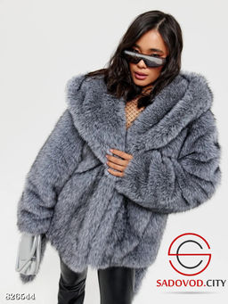 Шуба женская из искусственного меха