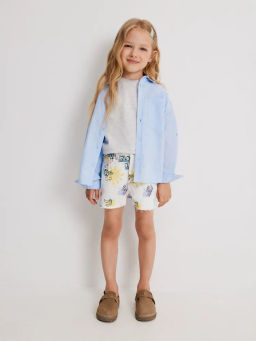 ACOOLA / Шорты джинсовые детские для девочек Gloom набивка фото 3