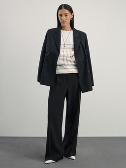 Джемпер в полоску из вискозы / Zarina  фото 2