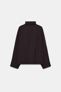 OVERSIZE ZIP-UP BOMBER JACKET - Zara фото 4