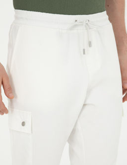 Спортивные брюки Pierre Cardin Carrot Fit экрю
