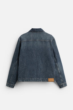 DENIM JACKET WITH ZIP - Zara фото 8