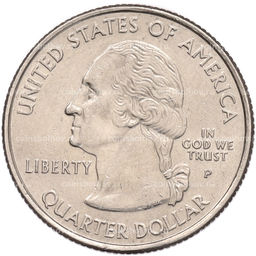 Монета 1/4 доллара (25 центов) 2004 года P США Штаты и территории  Флорида