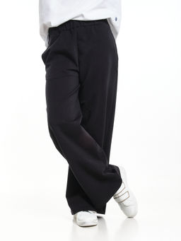 Брюки с карманами черные школьные штаны 22-2008 черный - Mini maxi фото 5