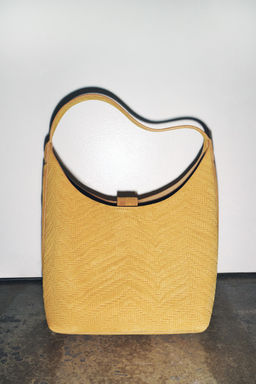 BRAIDED SPLIT SUEDE BAG - Zara фото 3