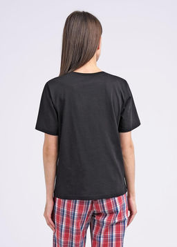 CLE LF14-1141/3 Футболка жен. Отдельные вещи НГ чёрный - Clever wear фото 5