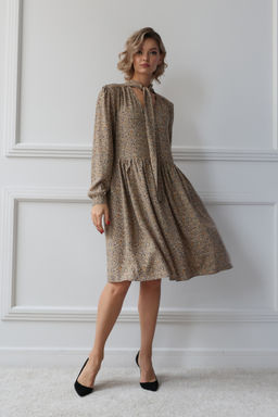 Платье с длинным рукавом - Looklikecat фото 2