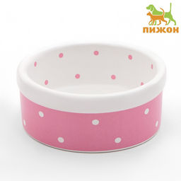 Миска керамическая Princess 100 мл малая 8.53.5 см, розовая - Пижон фото 3