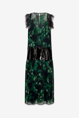 LIMITED EDITION COMBINED PRINTED DRESS - Zara фото 6