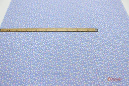 Импорт.хлопок Жатка Полина цв.голубой, ш.1.36м, хлопок-100%, 90гр/м.кв - Купава фото 3