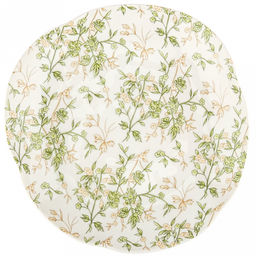 Флора Тарелка мелкая фарфоровая 200х200х30мм, с деколью, ассиметричная форма, в коробке (Китай) - Домашняя Мода фото 3