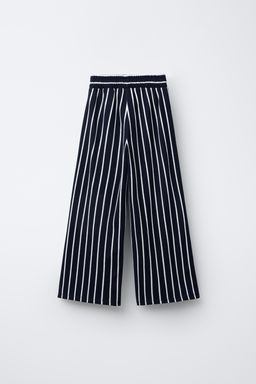 STRIPED STRAIGHT-LEG TROUSERS - Zara фото 2