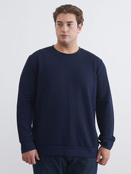 Bisiklet Yaka Erkek Sweatshirt