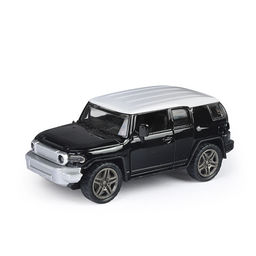 Чёрная инерционная машинка Внедорожник die-cast,1:32, открывающиеся двери