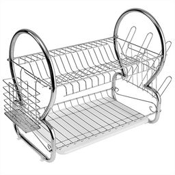 BE-7220 Сушилка для посуды двухуровневая 43х25х38 см