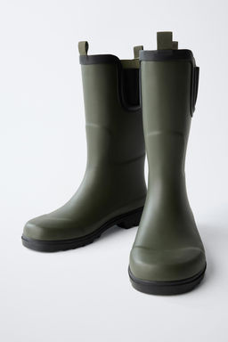 KNEE-HIGH WELLINGTON BOOTS - Zara фото 3