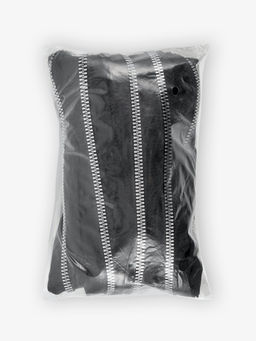 Цена за 10 шт. Молния «Трактор», №5, разъёмная, декоративное звено «Акулий зуб», замок автомат, 90 см, чёрная