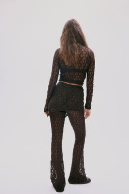 Pantal?n de encaje con falda superpuesta - H&m фото 4
