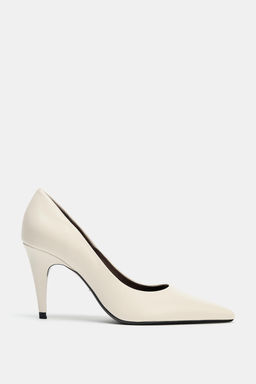 LEATHER HIGH-HEEL SHOES - Zara фото 8