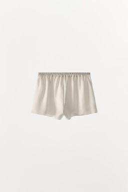 SILK LINGERIE SHORTS - Zara фото 6