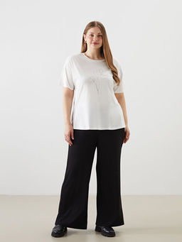 Beli Lastikli Geni? Pa?a Kad?n Pantolon