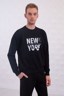 Арт. 6572 Толстовка мужская 46-54 (5 шт) Цвет:черный