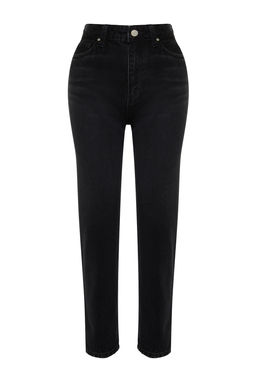 TRENDYOLMILLA Mavi Yuksek Bel Mom Jeans TWOAW24JE00076 фото 19