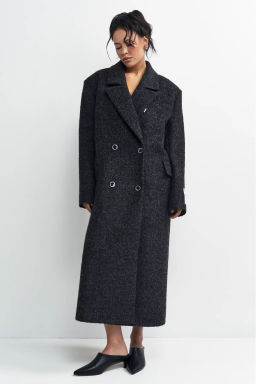 Пальто-макси Черный
