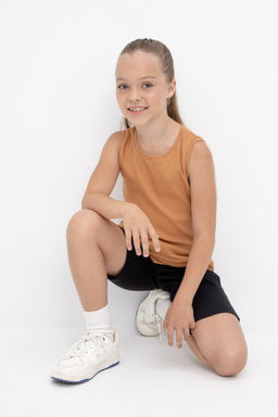 Crockid _ КБ 301698/миндаль майка для дев