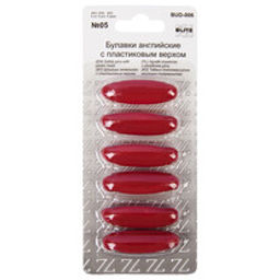 БУЛАВКИ BUD-006 АНГЛИЙСКИЕ С ПЛАСТ. ВЕРХОМ - Gamma фото 2