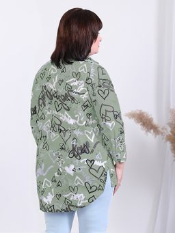 Рубашка пестрой расцветки - Almond фото 2