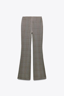 INTERLOCK BELL BOTTOM TROUSERS - Zara фото 12