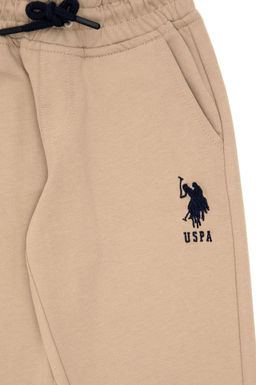 Светлые спортивные штаны цвета хаки для мальчиков - U.s. polo assn фото 5